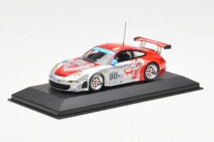 Porsche 911 997 GT3 RSR Flying Lizard #80 S. Neiman / J. Bergmeister / J. van Overbeek 24 Hours of Le Mans 2008 Minichamps 1: — immagine 2 di 4