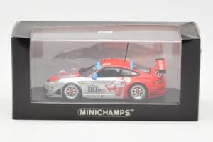 Porsche 911 997 GT3 RSR Flying Lizard #80 S. Neiman / J. Bergmeister / J. van Overbeek 24 Hours of Le Mans 2008 Minichamps 1: — immagine 4 di 4