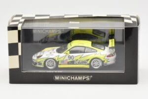 Porsche 911 997 GT3 RSR Krohn Racing #90 J. Bergmeister / T. Jonsson / T. Krohn 24 Hours of Le Mans 2006 Minichamps 1:43 4000 — immagine 4 di 4
