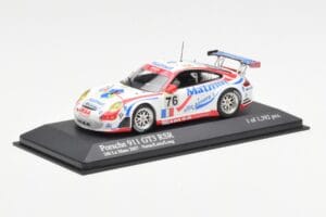 Porsche 911 997 GT3 RSR Matmut #76 P. Narac / R. Lietz / P. Long 24 Hours of Le Mans 2007 Minichamps 1:43 400076776 Pressofus — immagine 2 di 4