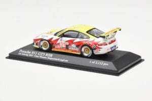 Porsche 911 997 GT3 RSR #31 J. Bergmeister / P. Long / L. Luhr 12 Hours of Sebring Class Winners 2005 Minichamps 1:43 4000564 — immagine 3 di 4