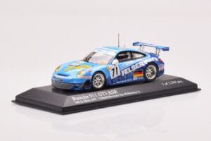 Porsche 911 997 GT3 RSR #71 Felbermayr-Proton M. Collin 24 Hours of Le Mans 2007 Minichamps 1:43 400076771 Pressofusione — immagine 2 di 4