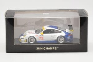 Porsche 911 997 GT3 RSR Tafel Racing #73 J. Tafel / J. Farnbacher 12 Hours of Sebring 2010 Minichamps 1:43 400076473 Pressofu — immagine 4 di 4
