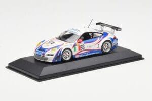 Porsche 911 997 GT3 RSR #93 Nielsen / C. Ehret / A. Simonsen 24 Hours of Le Mans 2007 Minichamps 1:43 400076793 Pressofusione — immagine 2 di 4