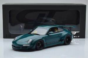 Porsche 911 997 RWB Syunkashuto Verde GT Spirit 1:18 GT896 Resina — immagine 6 di 6