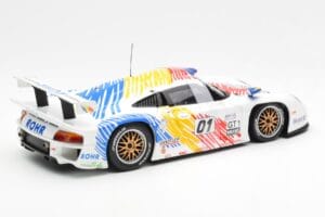 Porsche 911 GT1 #1 A. McNish / R. Sullivan / U. Alzen Rohr Motorsport Daytona 24 Hours 1998 UT Models 1:18 39611 Pressofusion — immagine 2 di 6