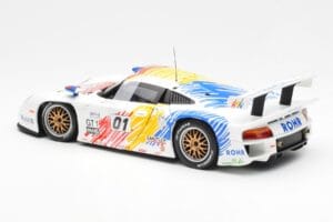 Porsche 911 GT1 #1 A. McNish / R. Sullivan / U. Alzen Rohr Motorsport Daytona 24 Hours 1998 UT Models 1:18 39611 Pressofusion — immagine 5 di 6