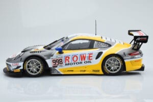 Porsche 911 GT3 R Rowe Racing #998 F. Makowiecki / A. Pilet / N. Tandy 2nd Place 24 Hours of Spa-Francorchamps 2019 Minichamp — immagine 3 di 6