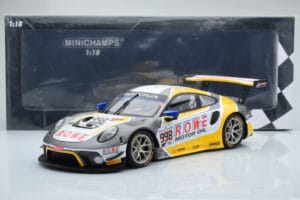 Porsche 911 GT3 R Rowe Racing #998 F. Makowiecki / A. Pilet / N. Tandy 2nd Place 24 Hours of Spa-Francorchamps 2019 Minichamp — immagine 6 di 6