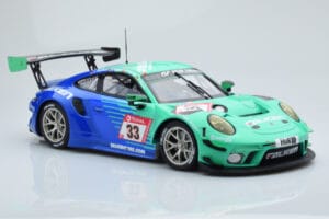 Porsche 911 GT3 R Falken Motorsports #33 K. Bachler / M. Muller / T. Engelhart / M. Werner 24 Hours of Nurburgring 2020 Minic — immagine 4 di 6