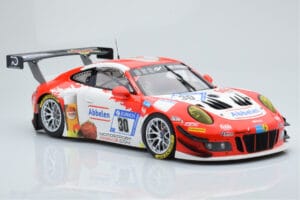 Porsche 911 GT3 R Frikadelli Racing Team #30 M. Muller / M. Arnold / F. Henzler / M. Campbell 24 Hours of Nurburgring 2018 Mi — immagine 4 di 6