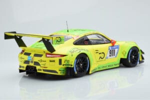 Porsche 911 GT3 R Manthey Racing #911 F. Scherer / K. Estre / R. Dumas / L. Vanthoor / E. Bamber 24 Hours of Nurburgring 2018 — immagine 2 di 6