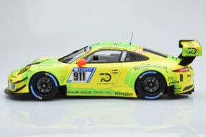 Porsche 911 GT3 R Manthey Racing #911 F. Scherer / K. Estre / R. Dumas / L. Vanthoor / E. Bamber 24 Hours of Nurburgring 2018 — immagine 3 di 6