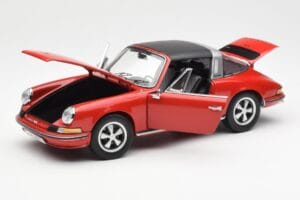 Porsche 911 Targa S Rosso Schuco 1:18 450036200 Pressofusione — immagine 2 di 9
