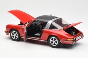 Porsche 911 Targa S Rosso Schuco 1:18 450036200 Pressofusione — immagine 6 di 9