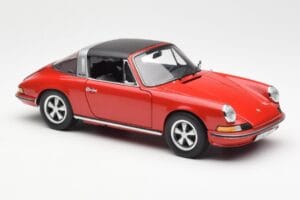 Porsche 911 Targa S Rosso Schuco 1:18 450036200 Pressofusione — immagine 7 di 9