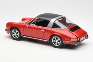 Porsche 911 Targa S Rosso Schuco 1:18 450036200 Pressofusione — immagine 8 di 9