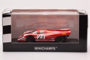 Porsche 917 #23 H. Herrmann / R. Attwood 24 Hours of Le Mans Winner 1970 Minichamps 1:43 WAP0200190B Pressofusione — immagine 4 di 4
