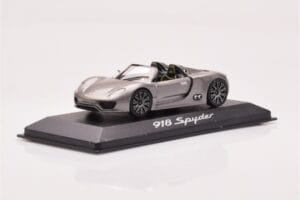 Porsche 918 Spyder Grigio Metallizzato Minichamps 1:43 WAP0201910B Pressofusione — immagine 2 di 4