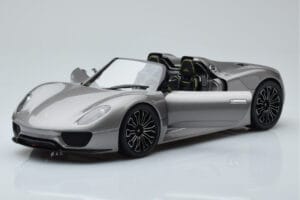 Porsche 918 Spyder Prototipo Grigio Metallizzato Minichamps 1:18 110060030 Pressofusione — immagine 2 di 7