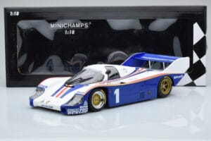 Porsche 956K Porsche System Racing #1 J. Ickx / D. Bell Class Winners Silverstone 6 Hours 1982 Minichamps 1:18 155826601 Pres — immagine 5 di 5
