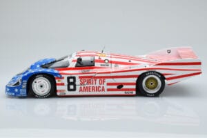 Porsche 956L Spirit of America #8 G. Follmer / J. Morton / K. Miller 24 Hours of Le Mans 1986 Minichamps 1:18 180866508 Press — immagine 4 di 8