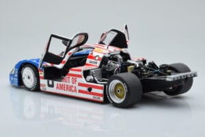Porsche 956L Spirit of America #8 G. Follmer / J. Morton / K. Miller 24 Hours of Le Mans 1986 Minichamps 1:18 180866508 Press — immagine 5 di 8
