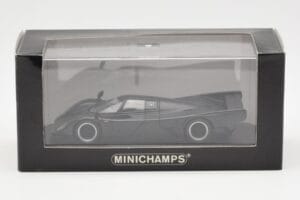 Porsche 962 Dauer Street Nero Opaco Minichamps 1:43 430064002 Pressofusione — immagine 4 di 4