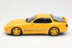 Porsche 968 Clubsport Giallo GT Spirit 1:18 GT129 Resina — immagine 3 di 6