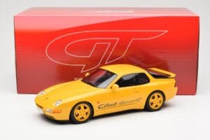 Porsche 968 Clubsport Giallo GT Spirit 1:18 GT129 Resina — immagine 6 di 6