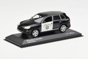 Porsche Cayenne 9PA Highway Patrol Minichamps 1:43 400066291 Pressofusione — immagine 2 di 4