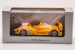 Porsche RS Spyder #6 DHL R. Briscoe / S. Maassen / J-F. Colard ALMS 2007 Minichamps 1:43 WAP02060917 Pressofusione — immagine 4 di 4