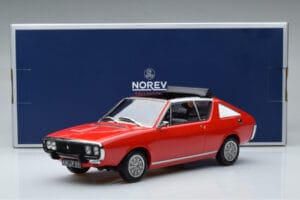 Renault 17 Gordini Decouvrable Rosso Norev 1:18 185371 Pressofusione — immagine 6 di 6