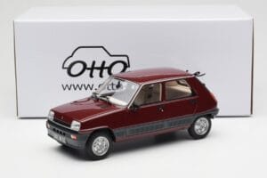 Renault 5 GTL Bordeaux Rosso Otto 1:18 OT1059 Resina — immagine 6 di 6