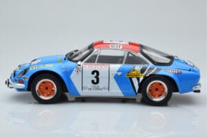 Alpine A110 #3 B. Darniche / A. Mahe Tour de Corse 1973 IXO 1:18 18RMC062B Pressofusione — immagine 3 di 6