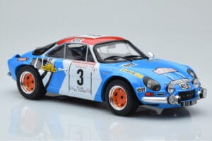 Alpine A110 #3 B. Darniche / A. Mahe Tour de Corse 1973 IXO 1:18 18RMC062B Pressofusione — immagine 4 di 6