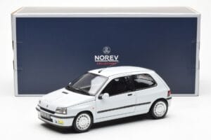 Renault Clio 16S Bianco Norev 1:18 185251 Pressofusione — immagine 8 di 8
