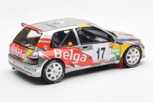 Renault Clio Maxi Kit Car Belga #17 Rally Ypres 1995 Otto 1:18 OT1058 Resina — immagine 2 di 6