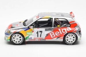 Renault Clio Maxi Kit Car Belga #17 Rally Ypres 1995 Otto 1:18 OT1058 Resina — immagine 3 di 6