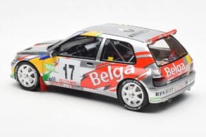 Renault Clio Maxi Kit Car Belga #17 Rally Ypres 1995 Otto 1:18 OT1058 Resina — immagine 5 di 6