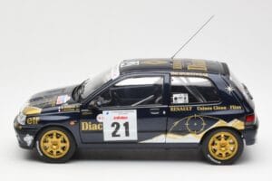 Renault Clio Williams DIAC #21 Jordan / Boyere Tour de Corse 1993 Norev 1:18 185228 Pressofusione — immagine 4 di 8