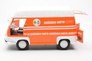 Renault Estafette Arancione Assistance Course Norev 1:18 185123 Pressofusione — immagine 4 di 10