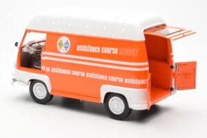 Renault Estafette Arancione Assistance Course Norev 1:18 185123 Pressofusione — immagine 7 di 10