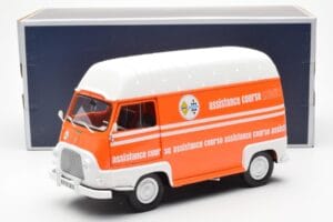 Renault Estafette Arancione Assistance Course Norev 1:18 185123 Pressofusione — immagine 10 di 10