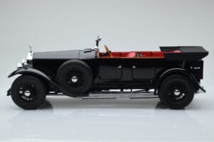 Rolls-Royce Phantom I Cabriolet Nero Kyosho 1:18 08931BK Pressofusione — immagine 4 di 8