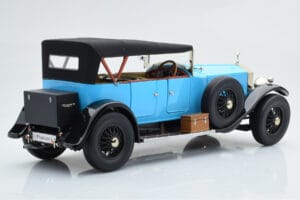 Rolls-Royce Phantom I Cabriolet Blu Kyosho 1:18 08931LB Pressofusione — immagine 3 di 9