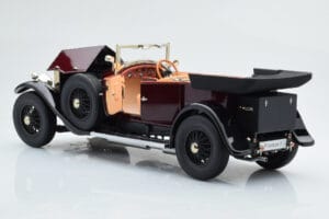 Rolls-Royce Phantom I Cabriolet Rosso Bordeaux Kyosho 1:18 08931R Pressofusione — immagine 7 di 10