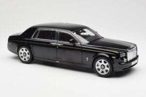 Rolls-Royce Phantom VII EWB Diamond Nero Kyosho 1:18 08841DBK2 Pressofusione — immagine 6 di 8