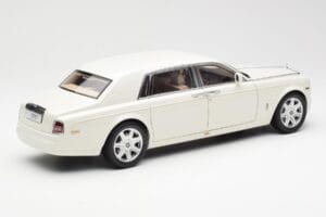 Rolls-Royce Phantom VII EWB English Bianco Kyosho 1:18 08841EW2 Pressofusione — immagine 3 di 8