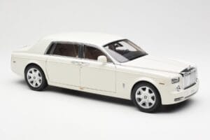 Rolls-Royce Phantom VII EWB English Bianco Kyosho 1:18 08841EW2 Pressofusione — immagine 6 di 8